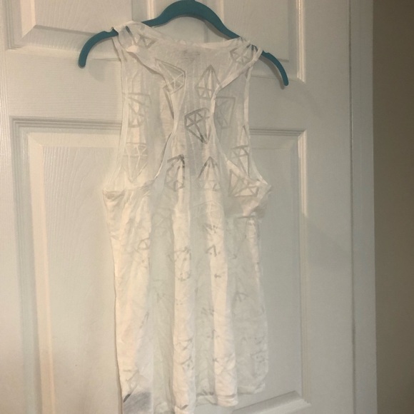 NWT Terez Burnedout diamond racerback tank. Size Large - Picture 4 of 9
